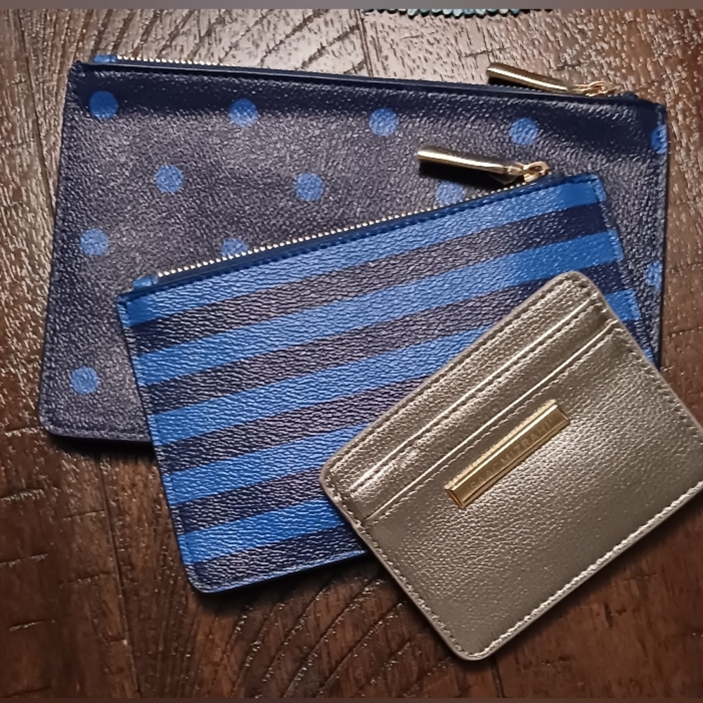 Isaac Mizrahi Live! Wallet Pouches! Set Of 3! NIP! ✨️💙✨️